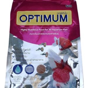 optimum highly nutritious fish food for all life stages mini pellet, 1 kg